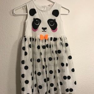 Girls panda dress